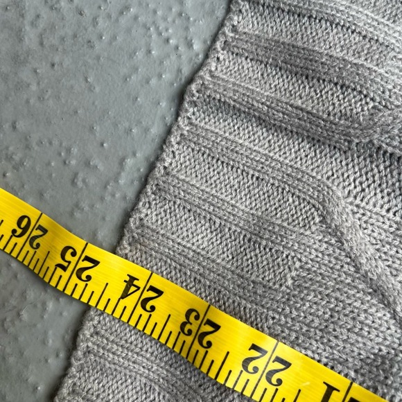 Sleeveless Turtleneck Sweater Knit Vest Cable Knit Layering Top - Picture 2 of 4